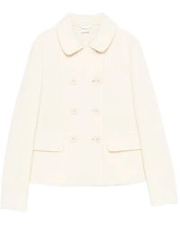 Aspesi - Jack Met Dubbele Rij Knopen En Ronde Kraag - Lyst