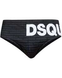 DSquared² - Logo-Print Swimming Trunks - Lyst