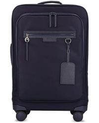 Longchamp - Wheeled Leather-Trimmed Trolley - Lyst