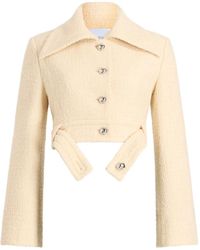 Patou - Belted Tweed Jacket - Lyst