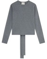 Semicouture - Rückenfreier Pullover Mit Cut-Out - Lyst