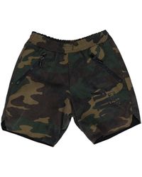 Rhude - X Kith Camouflage-Print Zip-Pocket Swim Shorts - Lyst