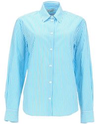 MC2 Saint Barth - Striped Cotton Shirt - Lyst