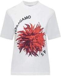 Ferragamo - ショートスリーブ Tシャツ - Lyst