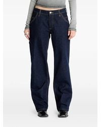 Guess - Logo-Embroidered Jeans - Lyst