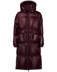 AFTER LABEL - Quilted Hooded Puffer Coat - Lyst