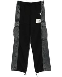 Maison Mihara Yasuhiro - Combined Sweat Military Trousers - Lyst