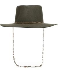 Van Palma - Ulysse Chain-Trim Hat - Lyst