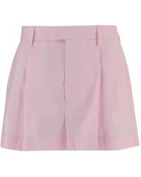 ARMARIUM - Bermuda Pleated Shorts - Lyst