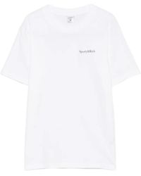 Sporty & Rich - Logo-Print T-Shirt - Lyst