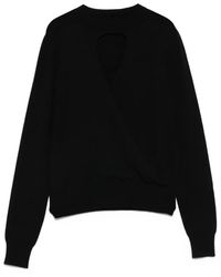 Twinset - Maglione Con Apertura A Goccia - Lyst