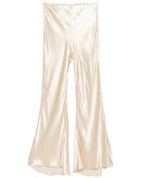 Erika Cavallini Semi Couture - Pantalon Évasé À Taille Haute - Lyst