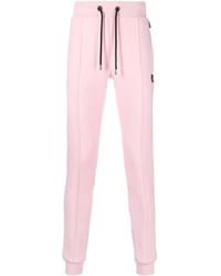 Philipp Plein - Skinny-fit Track Pants With Logo Patch - Lyst