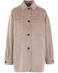 Max Mara - Hemdjacke Mit Geknöpften Taschen - Lyst