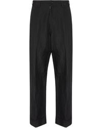 Maison Margiela - Pinstripe-Pattern Trousers - Lyst