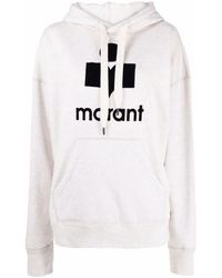 Isabel Marant - Mansel Hoodie mit gefährterem Logo - Lyst