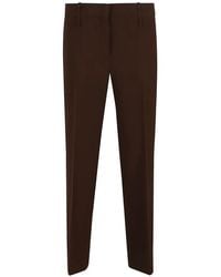 Ermanno Scervino - Belt-Loop Pressed-Crease Trousers - Lyst