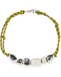 Plan C - Bead-Embellished Cord Necklace - Lyst