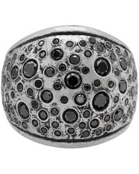 John Varvatos - Stardust-Diamond Wide-Band Ring - Lyst