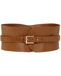 KARL LAGERFELD - K/Essential Leather Belt - Lyst