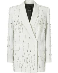 Pinko - Giacca Doppiopetto Con Decorazione - Lyst
