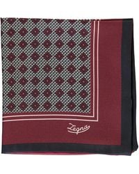 ZEGNA - Écharpe À Logo Imprimé - Lyst