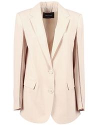 Fabiana Filippi - Embellished-Sleeve Oversized Blazer - Lyst