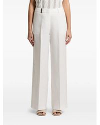 Peserico - Linen Gabardine Trousers - Lyst