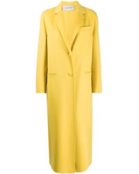 Valentino Sobretodo con botones - Amarillo