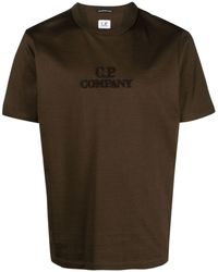 C.P. Company - T-shirt con ricamo - Lyst
