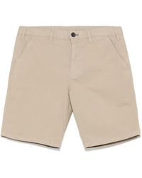 Paul Smith - Logo-Embroidered Chinos Shorts - Lyst
