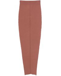 Rick Owens - Pillar Ribbed-Knit Skirt - Lyst