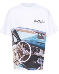 BLUE SKY INN - Car-print Cotton T-shirt - Lyst
