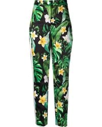 Philipp Plein - Hawaii-Print High-Waisted Trousers - Lyst