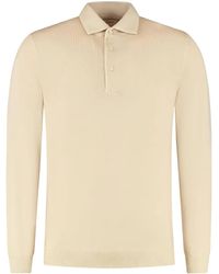 Gran Sasso - Long-Sleeve Polo Shirt - Lyst