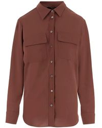 F.it - Flap-Pockets Buttoned Shirt - Lyst