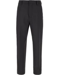 ZEGNA - Wool Tapered Trousers - Lyst