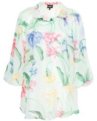 LAVI COUTURE - Floral-Print Shirt - Lyst