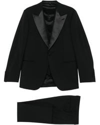 Caruso - Traje De Tres Piezas Con Chaqueta Con Botones - Lyst