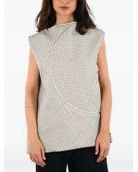 Rick Owens - Embroidered Sleeveless Blouse - Lyst