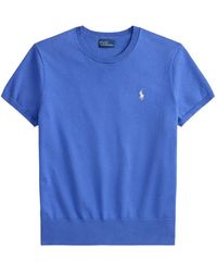 Polo Ralph Lauren - Short-Sleeve Knit Top - Lyst