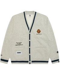 Aape By A Bathing Ape - Cárdigan Con Mono Bordado - Lyst