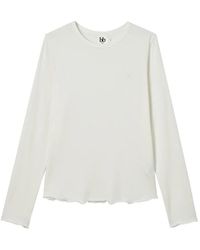 B+ AB - Lettuce-Hem Long-Sleeve T-Shirt - Lyst