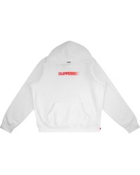 Supreme - Motion Logo Drawstring Hoodie - Lyst