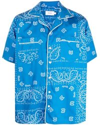 Rhude - Bandana-print Short-sleeved Shirt - Lyst