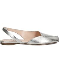 Agl Attilio Giusti Leombruni - Slingback Square-Toe Flats - Lyst