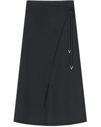 Aeron - Double-Layer A-Line Mid Skirt - Lyst