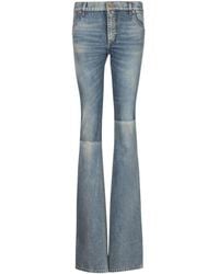 Balmain - Low-rise Bootcut Jeans - Lyst