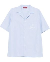 Gucci - Striped Bowling Shirt - Lyst