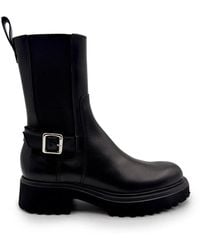 Guglielmo Rotta - Buckle Platform Boots - Lyst